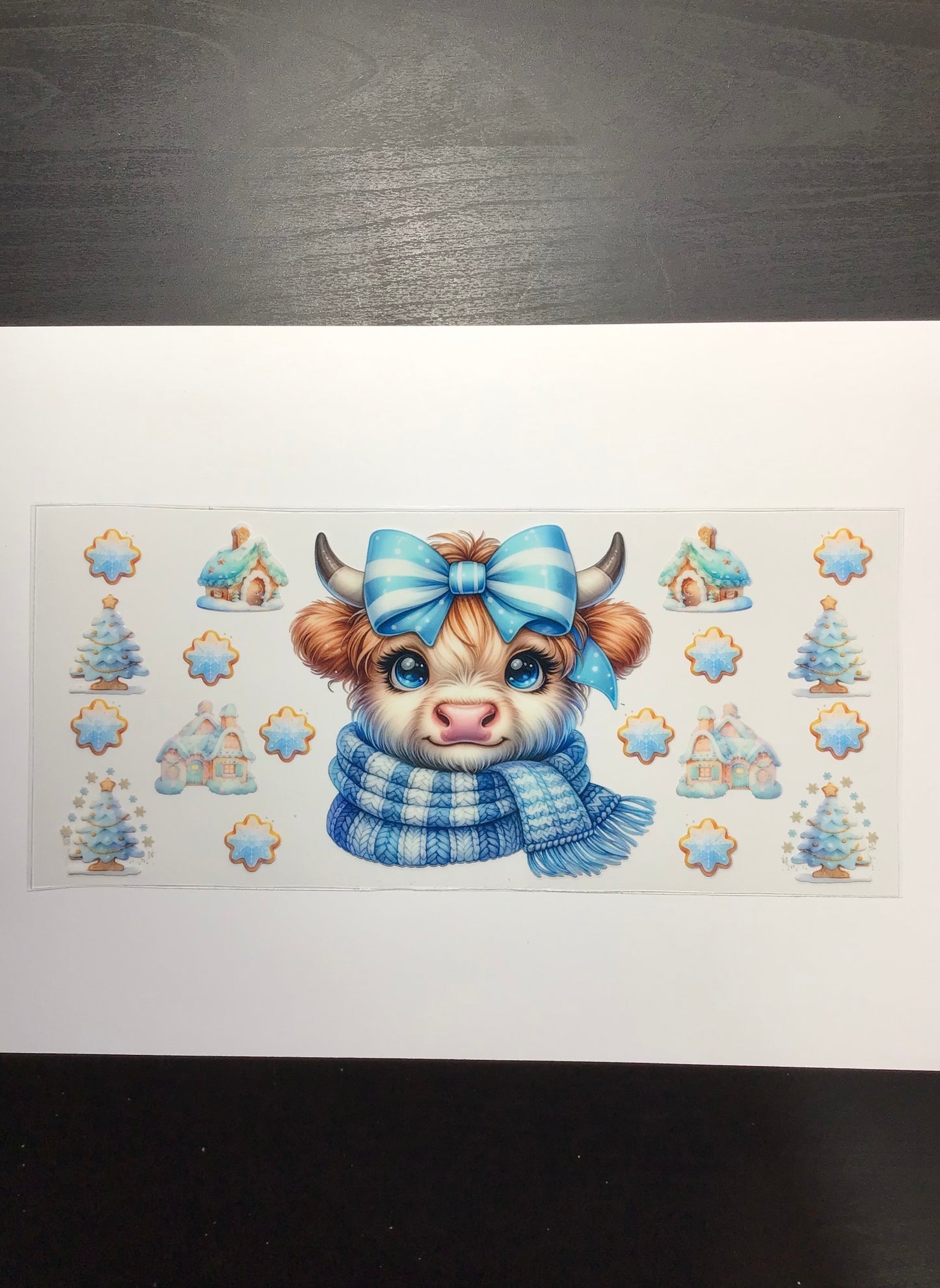 Highland cow wrap