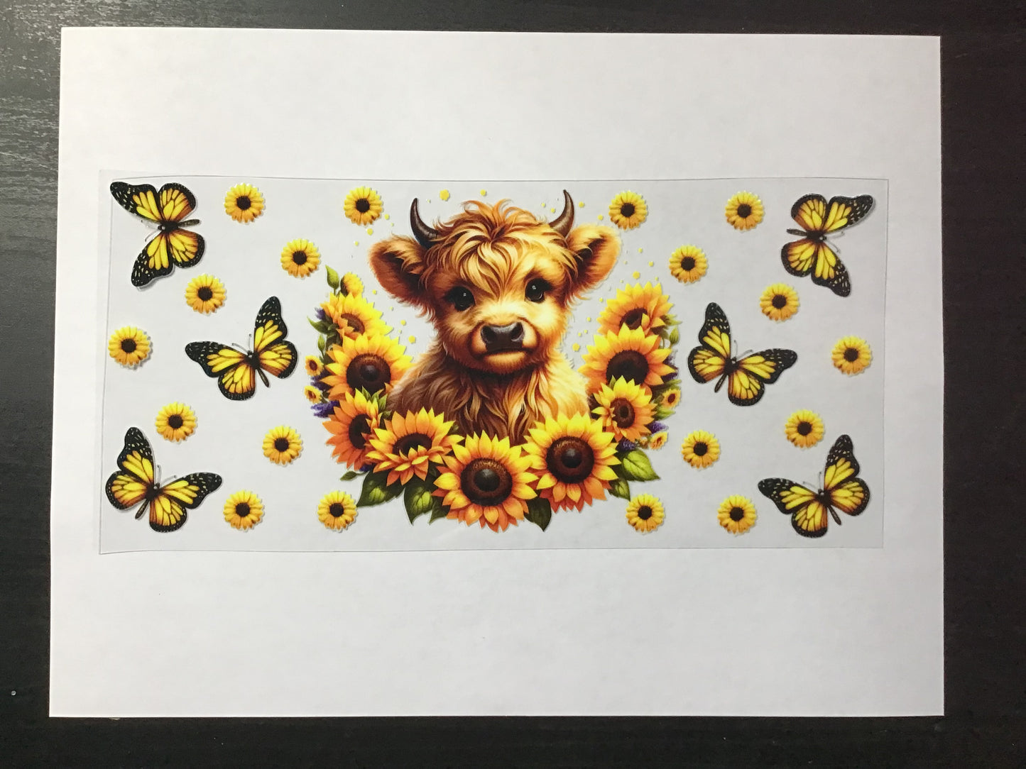 Highland cow wrap