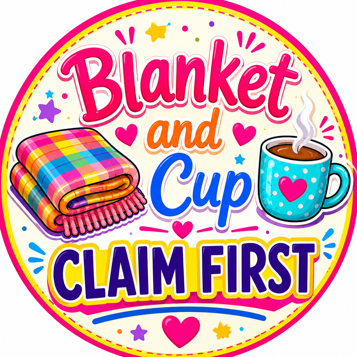 JUNE 4! CLAIM FIRST Blanket and Cups