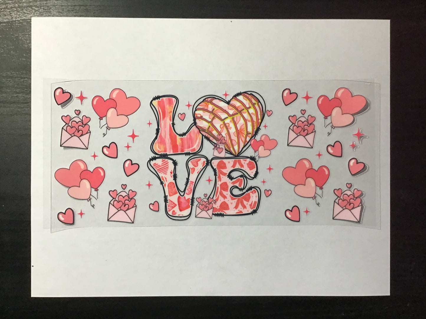 Valentines wrap