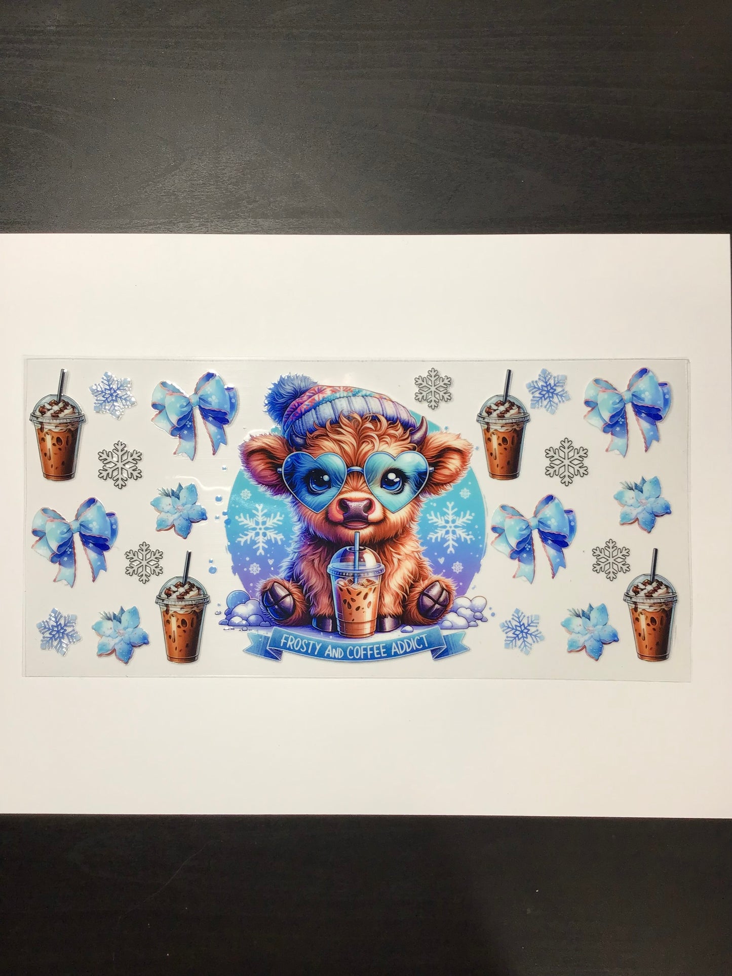 Highland cow wrap