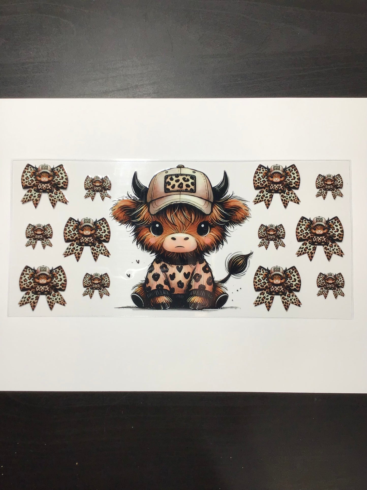 Highland cow wrap