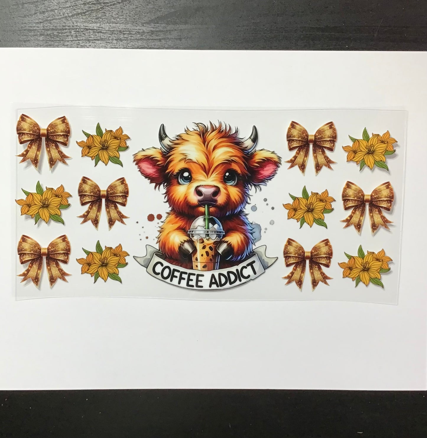 Highland cow wrap