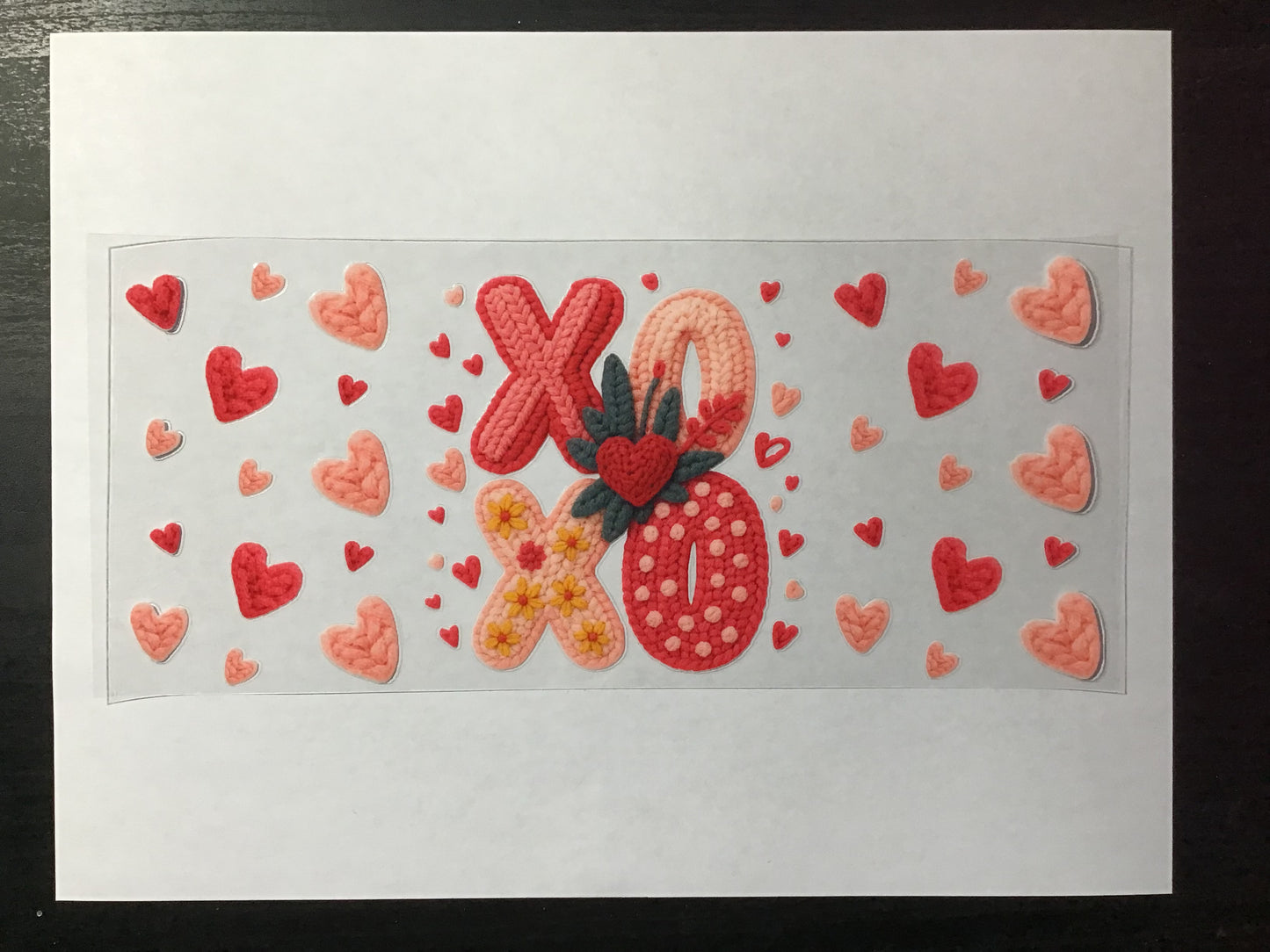 Valentines wrap