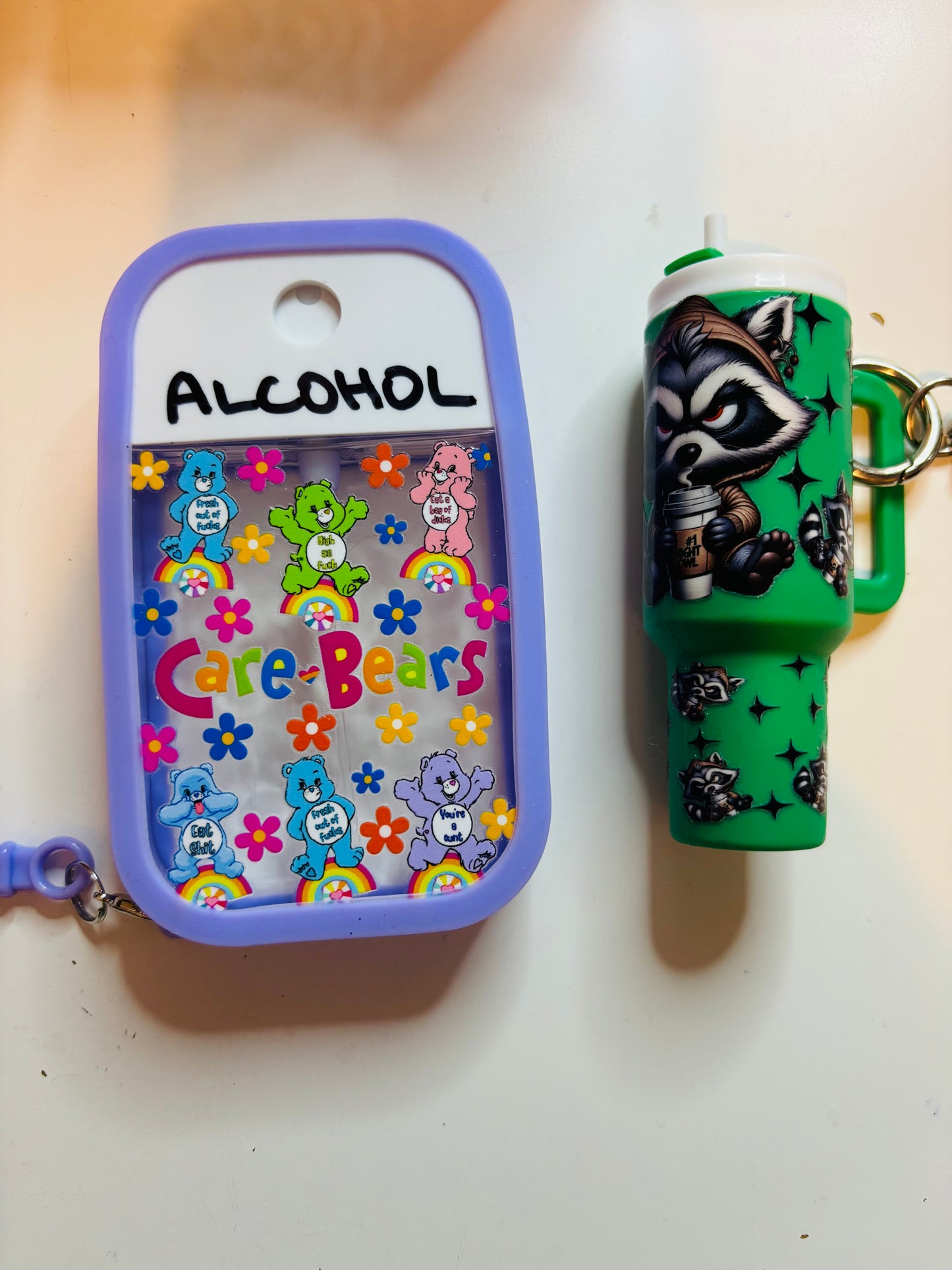 OCT 7 Spray Bottle/Mini Tumbler Claim (glow in dark and regular).