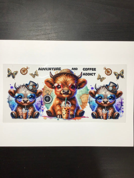 Highland cow wrap