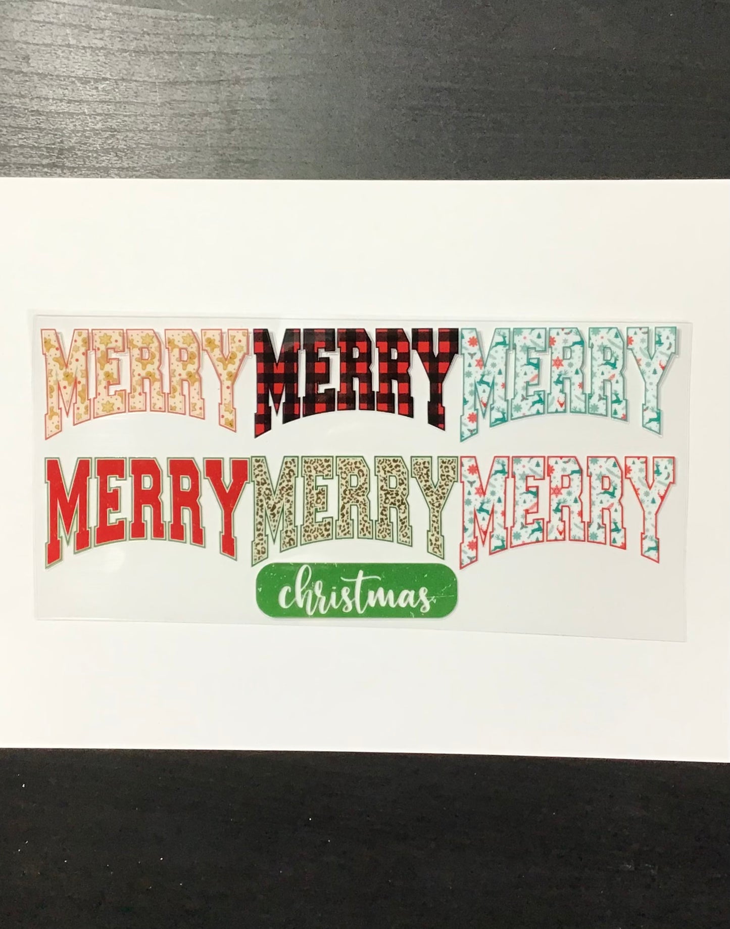 Christmas wrap