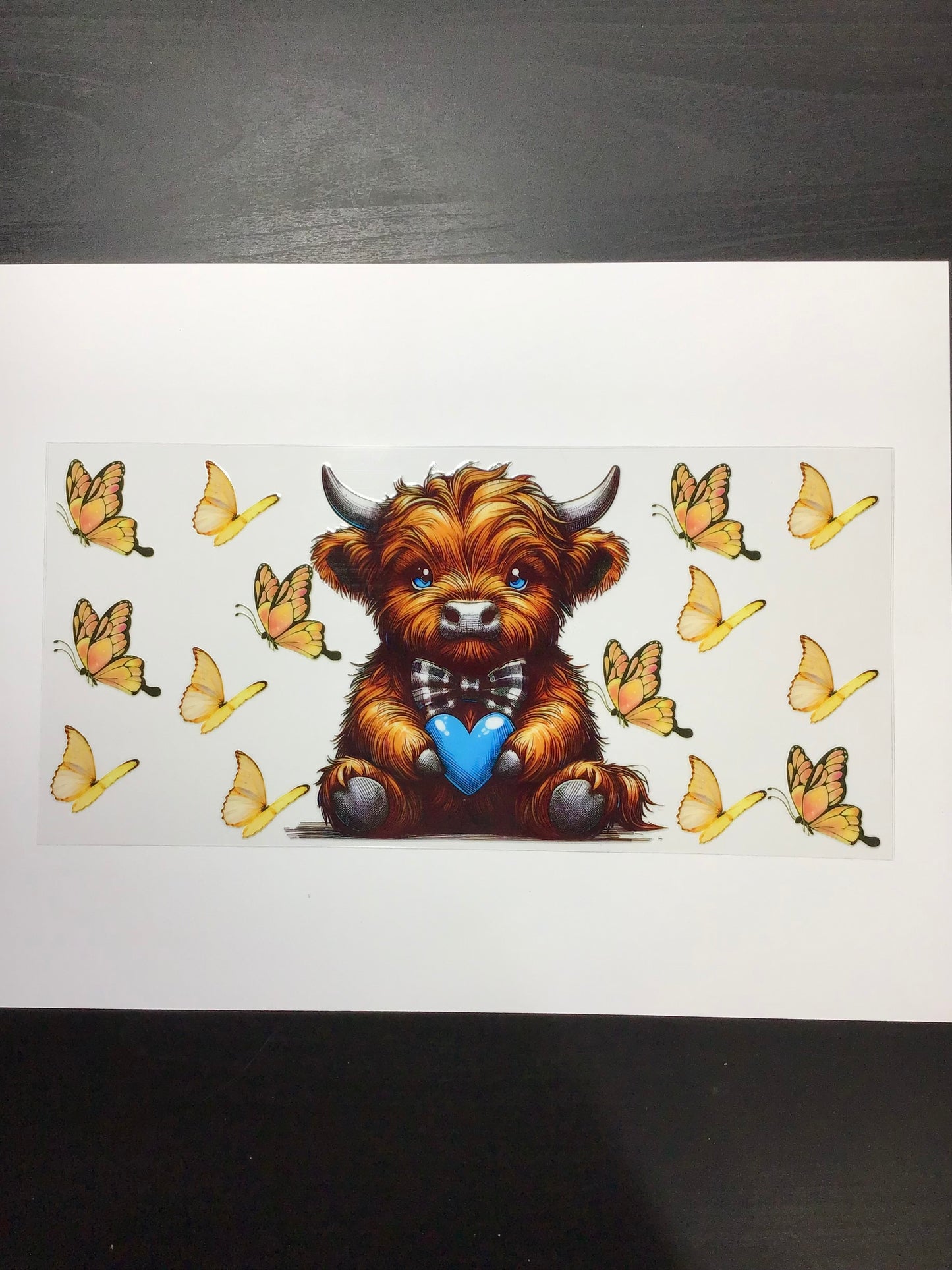 Highland cow wrap
