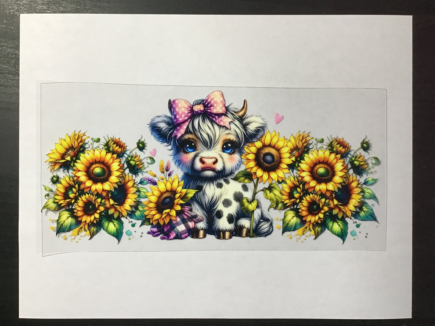 Highland cow wrap