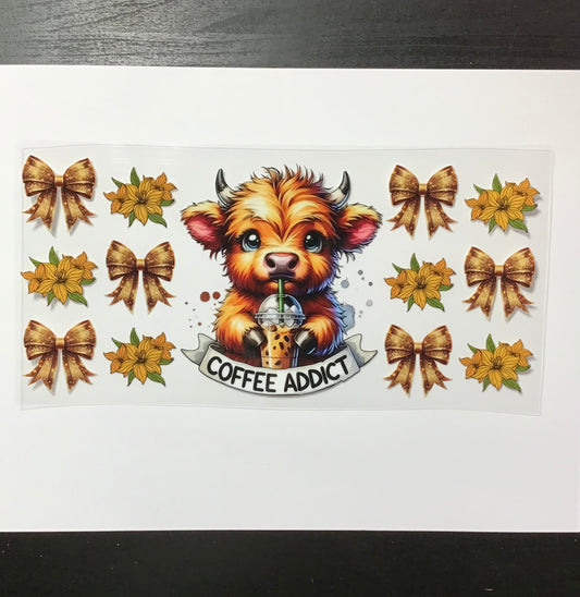 Highland cow wrap