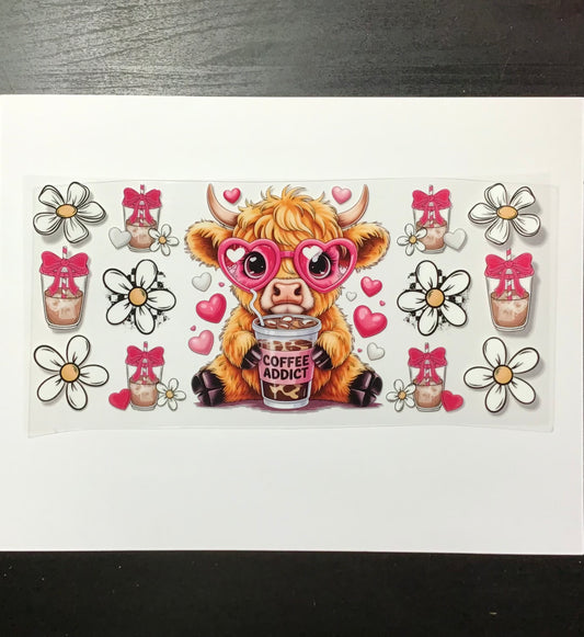 Highland cow wrap