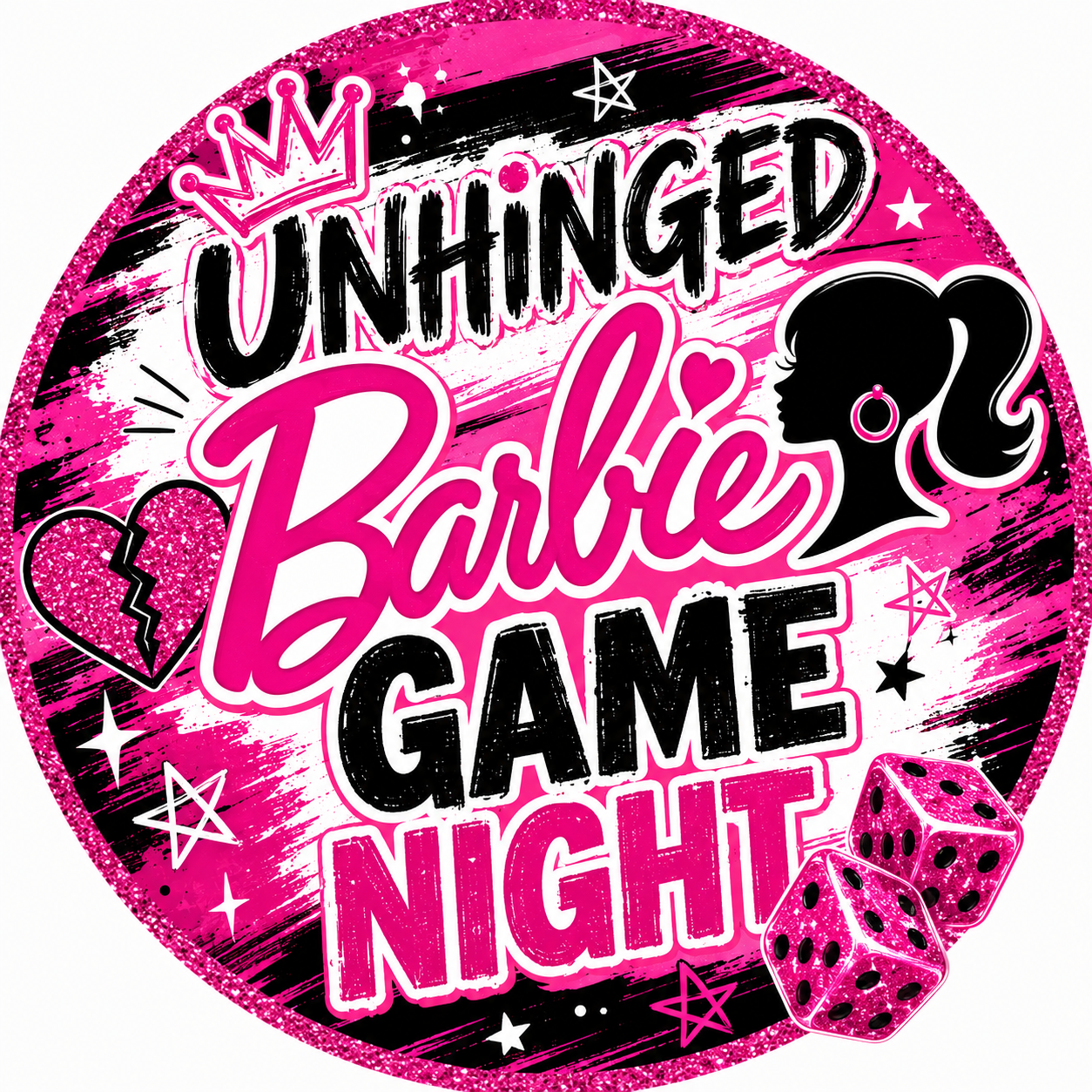 Unhinged Barbie Game Night