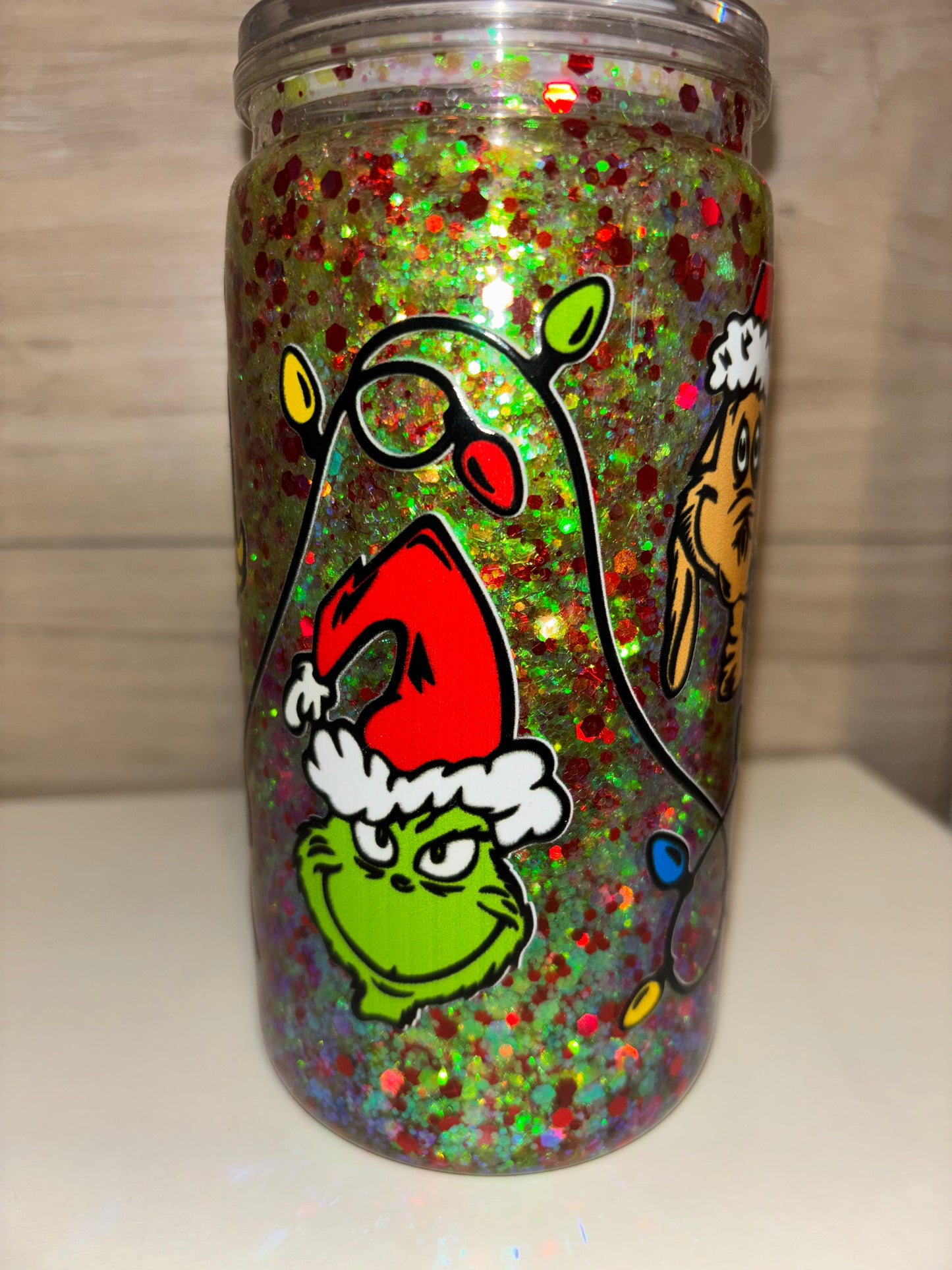 16 oz SNOW GLOBE cup