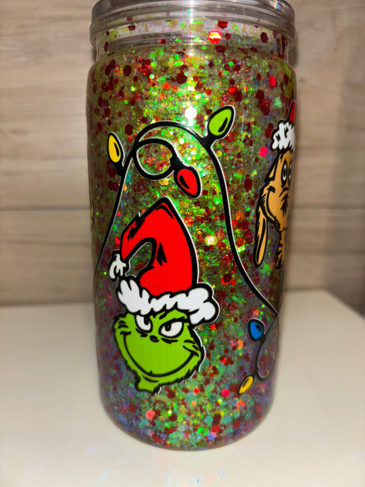16 oz SNOW GLOBE cup